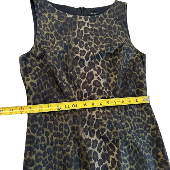 Ann Taylor Cheetah Print Sheath Dress Size 6 - Picture 12 of 17
